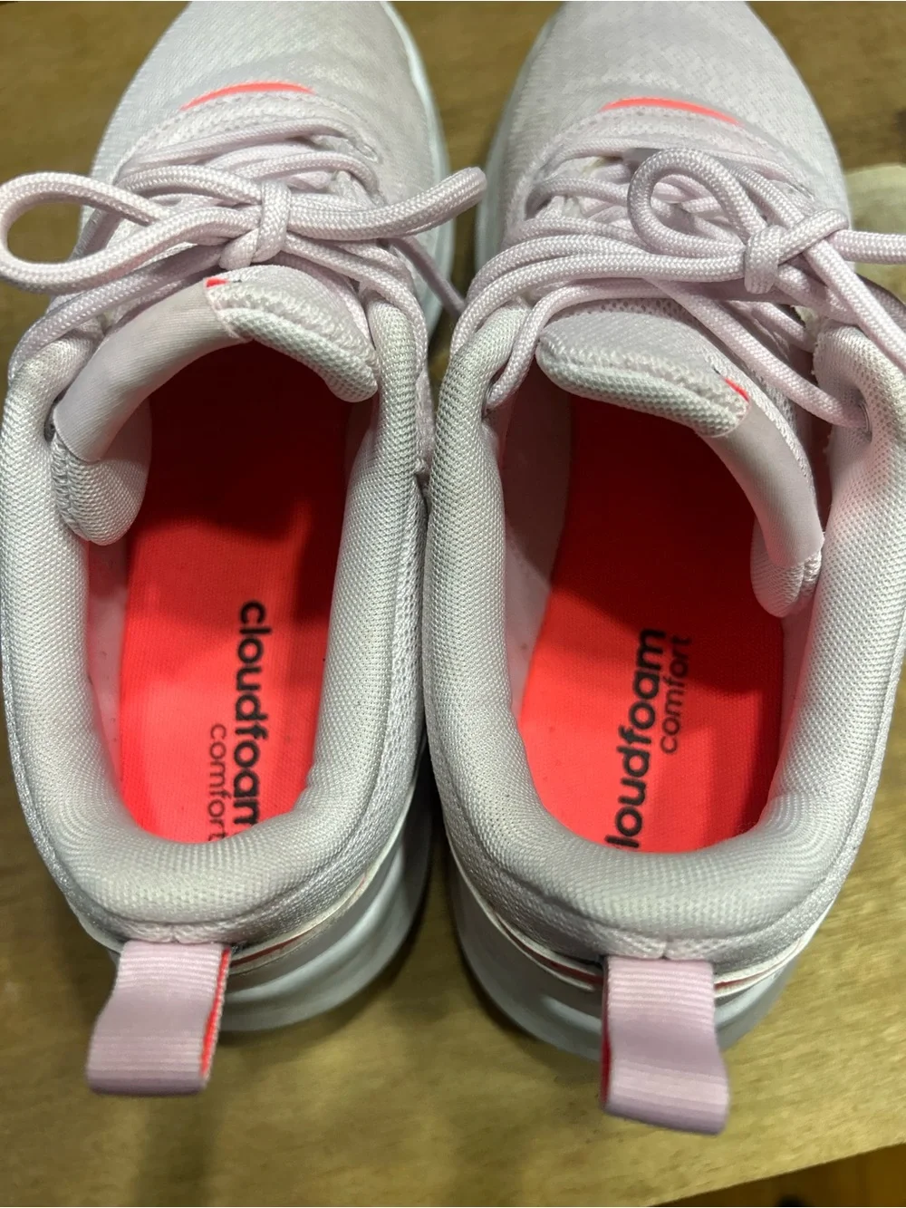 Adidas Cloudfoam Comfort Women’s Sneakers Pink Coral Size 8.5